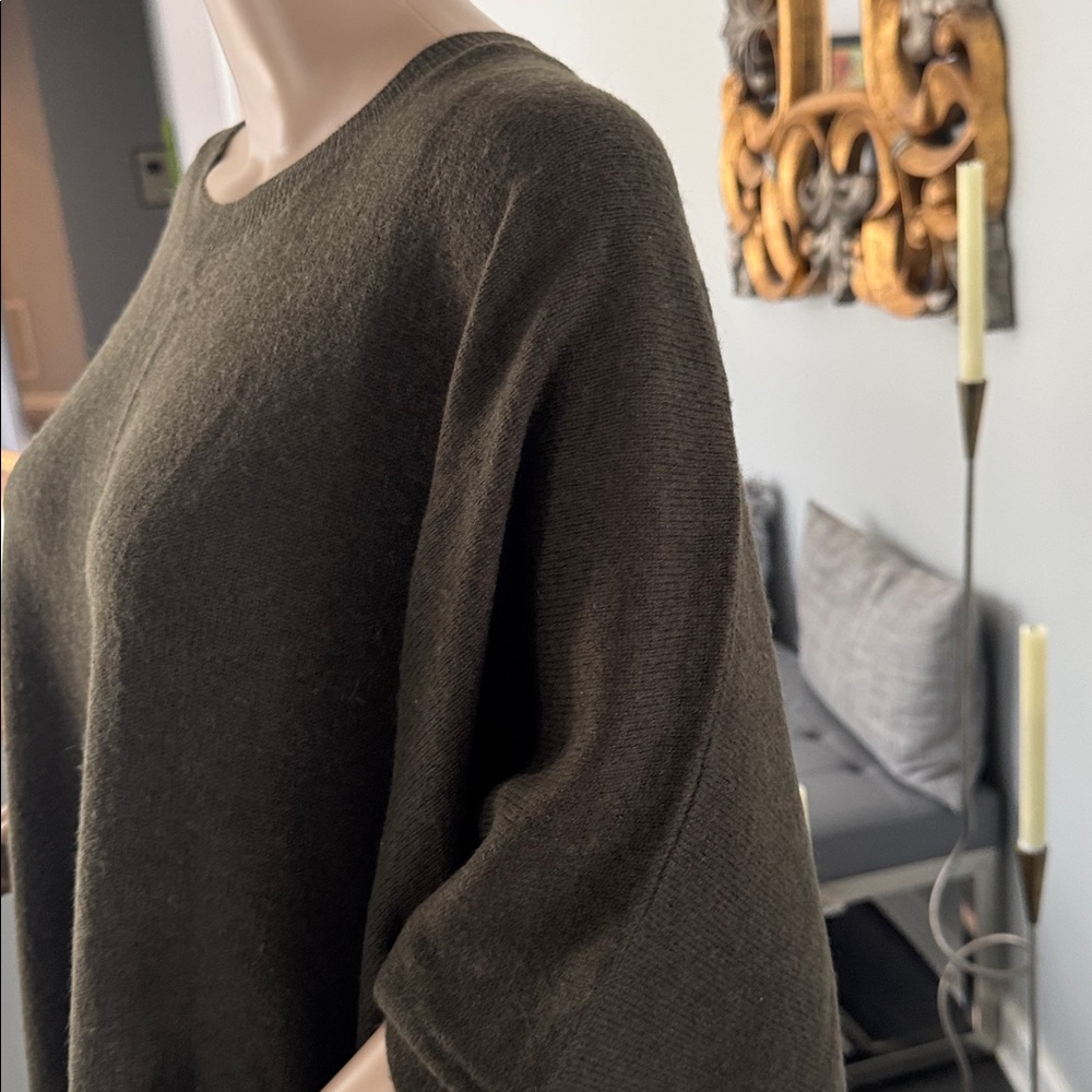 Nordstrom Wool/Cashmere Blend Poncho - Picture 3 of 8